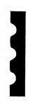 3-1/2" x 5/8" Fluted Profile